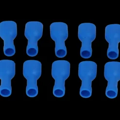 Carpoint Vlakstekerhuls 1542 6.3x0.8mm blauw blister 10 Stuks