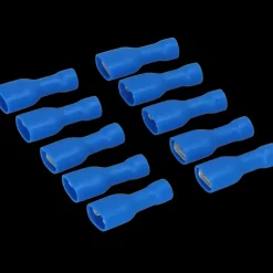 Carpoint Vlakstekerhuls 1542 6.3x0.8mm blauw blister 10 Stuks