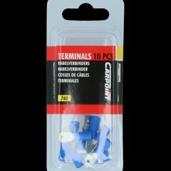Carpoint Vlakstekker 740 6.3x0.8mm blauw blister 10 Stuks