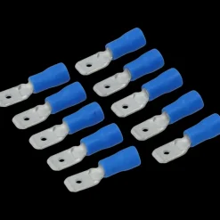 Carpoint Vlakstekker 740 6.3x0.8mm blauw blister 10 Stuks