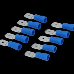 Carpoint Vlakstekker 740 6.3x0.8mm blauw blister 10 Stuks