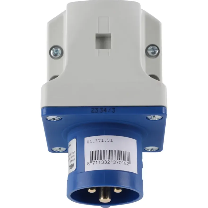 CEE Stopcontact 3-polig 230 V Grijs