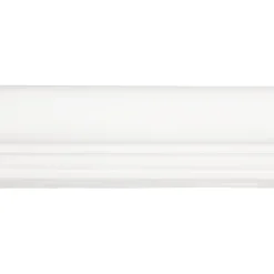 Decorlijst grenen 18x68 mm wit gegrond lengte 270 cm