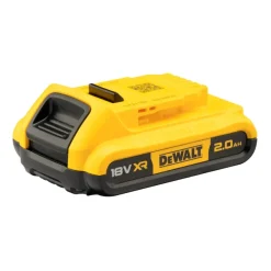 DeWalt 18V XR 2 accu's 2.0Ah + acculader / snellader DCB1104D2-QW