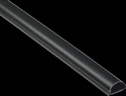 D-line kabelgoot halfrond zwart 30/15 mm 1 meter