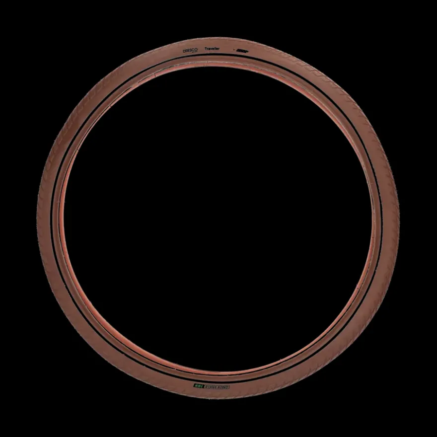 Dresco anti-lek buitenband traveller 28 x 1.75 (47-622) reflectie bruin