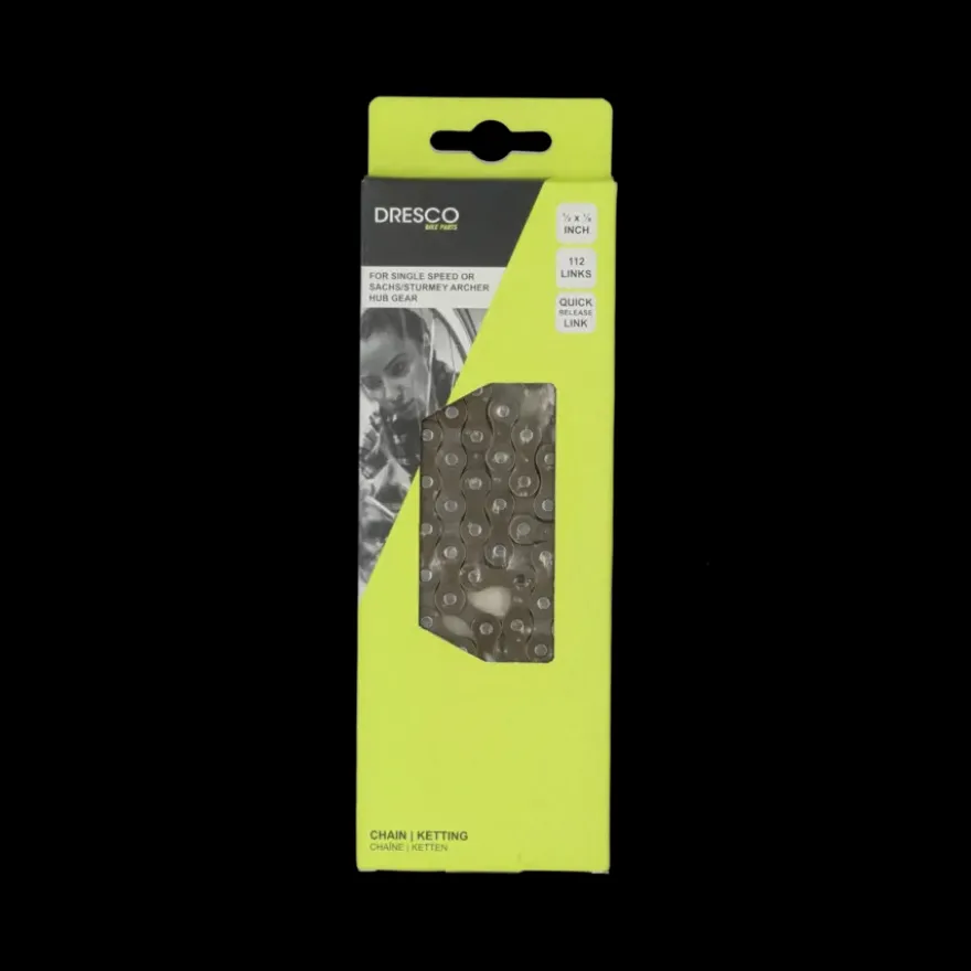 Dresco city fietsketting 1/2X1/8