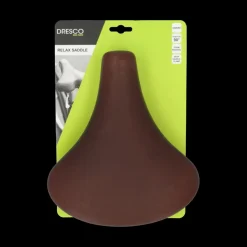 Dresco City Retro fietszadel bruin