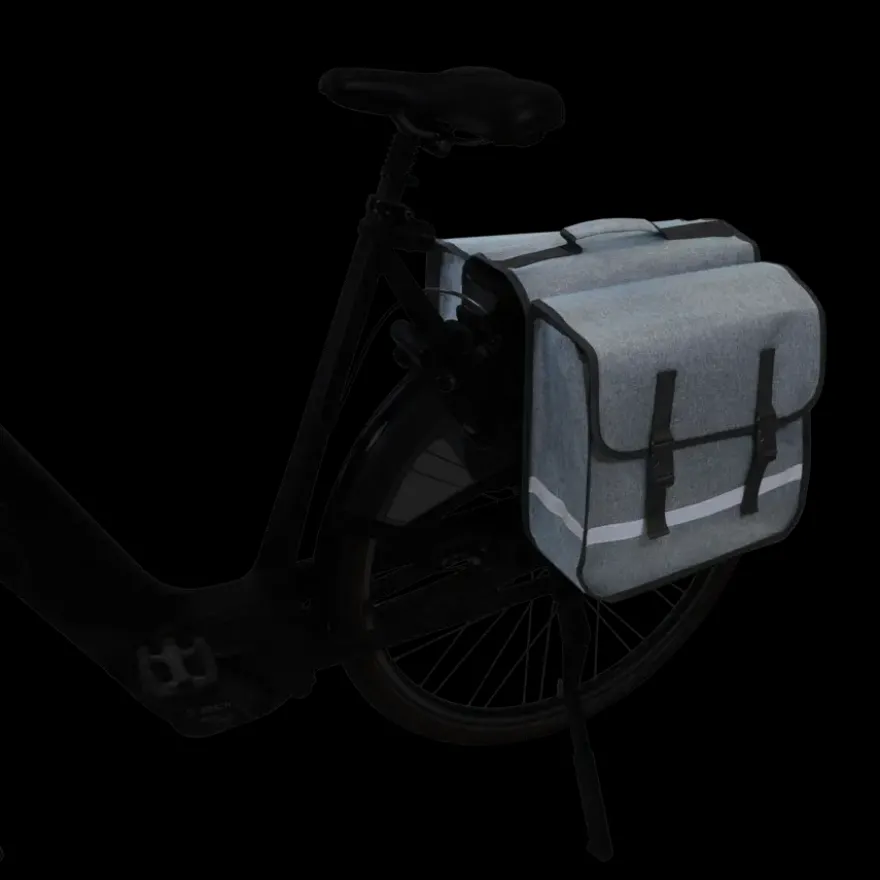 Dresco dubbele fietstas 36L