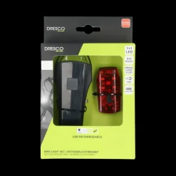 Dresco fietsverlichtingsset Razor USB
