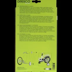 Dresco zijwieltjes 12-16''