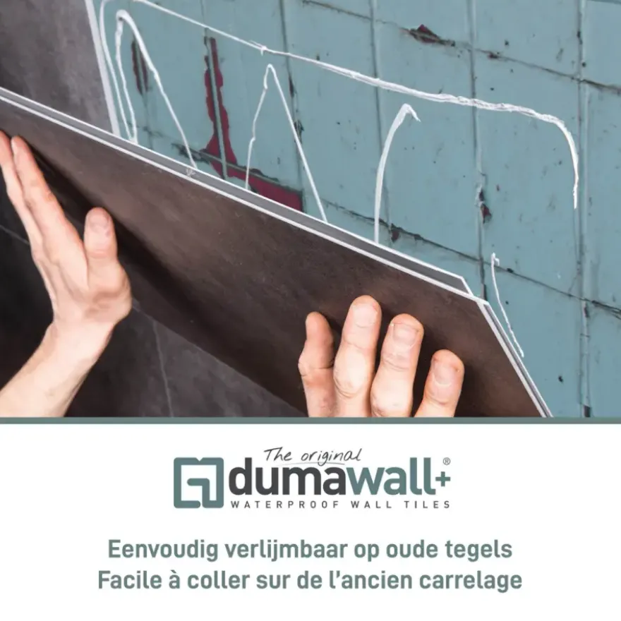 Dumawall+ wandtegel kunststof Porto glans 1,95m² 37,5x65cm 8 stuks