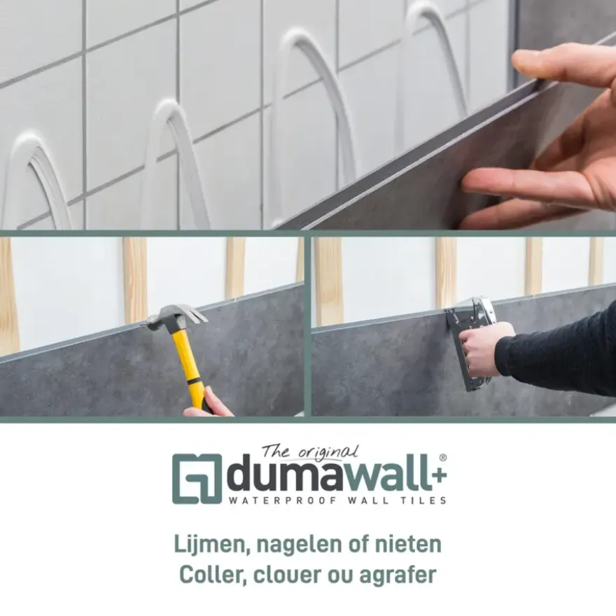 Dumawall+ wandtegel kunststof Modica 1,95m² 37,5x65cm 8 stuks