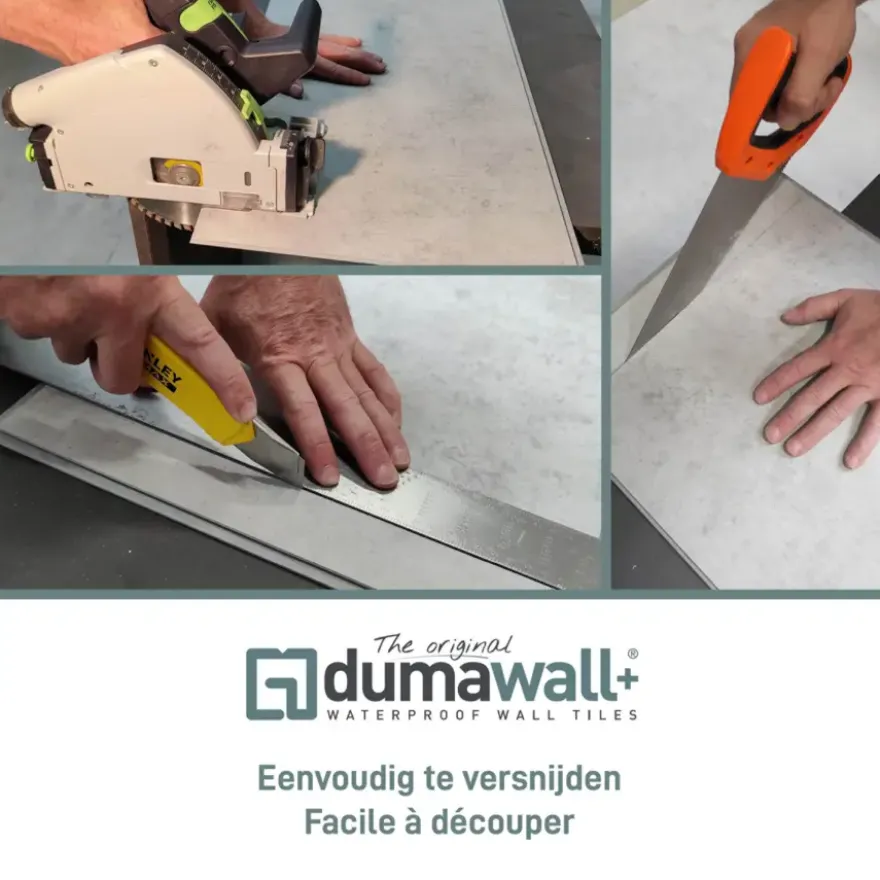 Dumawall+ wandtegel kunststof Tavira glans 1,95m² 37,5x65cm 8 stuks
