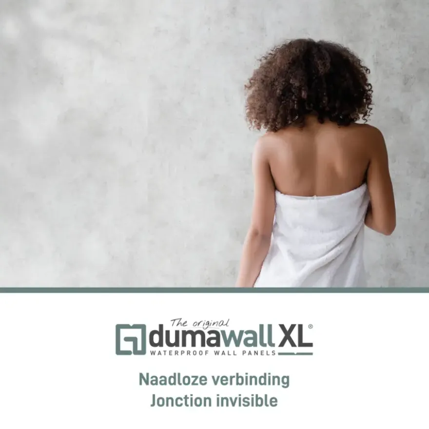 Dumawall XL kunststof wandbekleding Trapani glans 4,68m² 90x260cm - 2 stuks
