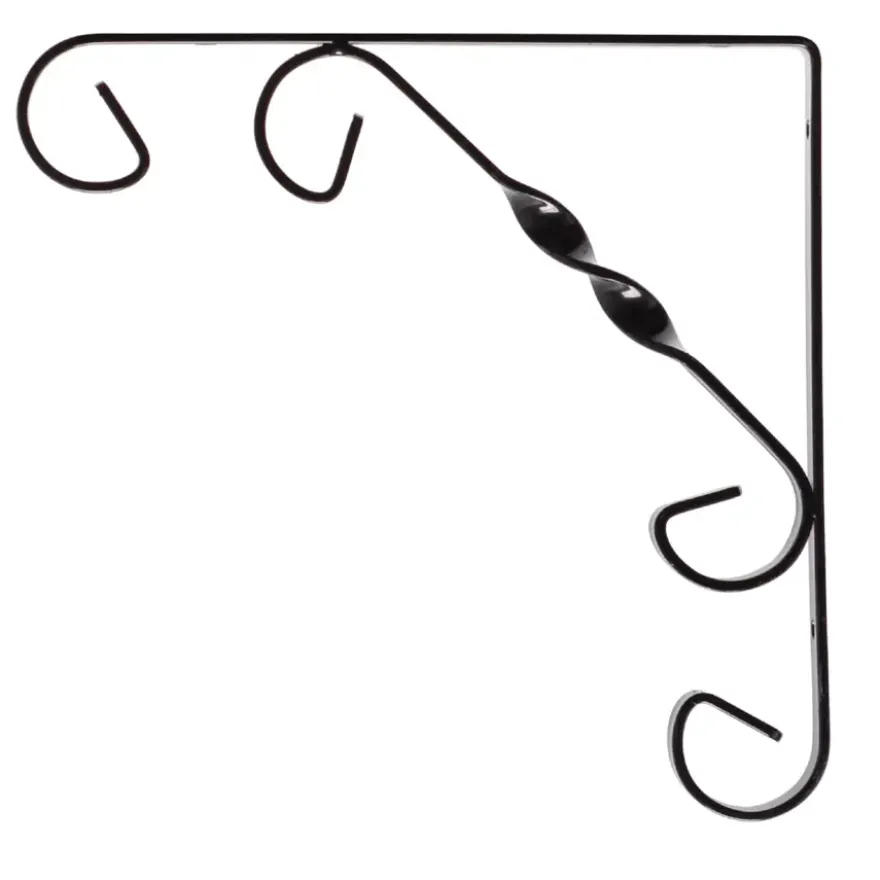 Duraline plankdrager ornament zwart 20x20 cm