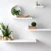 Duraline wandplank XL4 wit eiken 118x23,5 cm 38 mm