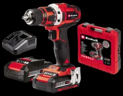 Einhell 18V accuboormachine TE-CD 18/40 LI incl. 2 accu's 1,5Ah + lader + koffer