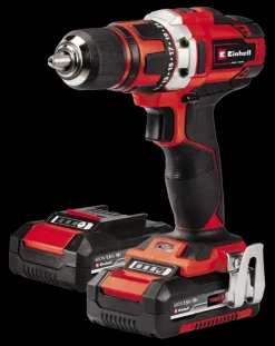 Einhell 18V accuboormachine TE-CD 18/40 LI incl. 2 accu's 1,5Ah + lader + koffer