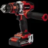 Einhell 18V klopboormachine TE-CD 18/48 LI incl. 2 accu's 2.0Ah + lader + koffer