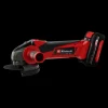 Einhell 18V slijptol / haakse slijper 115mm TC-AG 18/115 LI incl 4.0Ah accu en lader