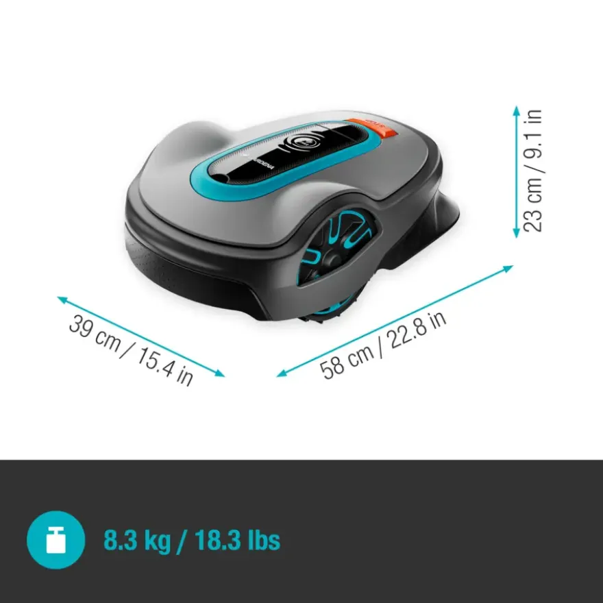 Gardena robotmaaier smart Sileno Life 1000 m² inclusief AI-technologie