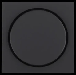 Gira E2 Inbouw Centraalplaat Dimmer Mat Zwart