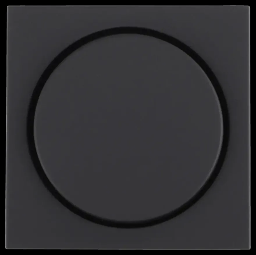 Gira E2 Inbouw Centraalplaat Dimmer Mat Zwart