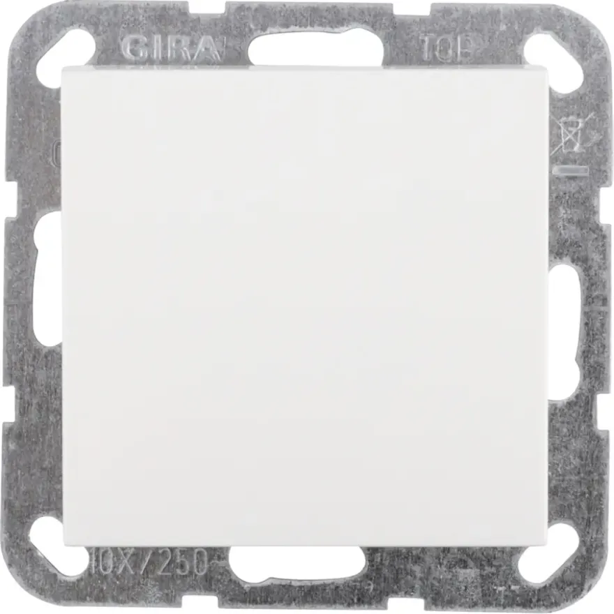 Gira ST55 inbouw wisselschakelaar wit