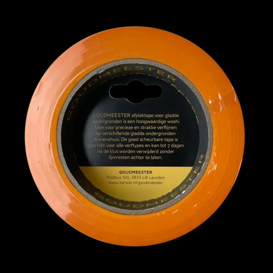 Goudmeester professionele schilderstape gladde ondergrond 50 m x 25 mm