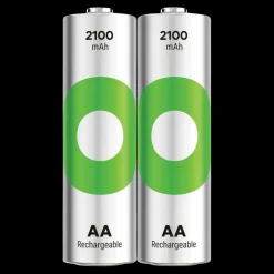 GP Batterij Oplaadbaar AA NiMH 2100mAh ReCyko 1,2V 2 Stuks