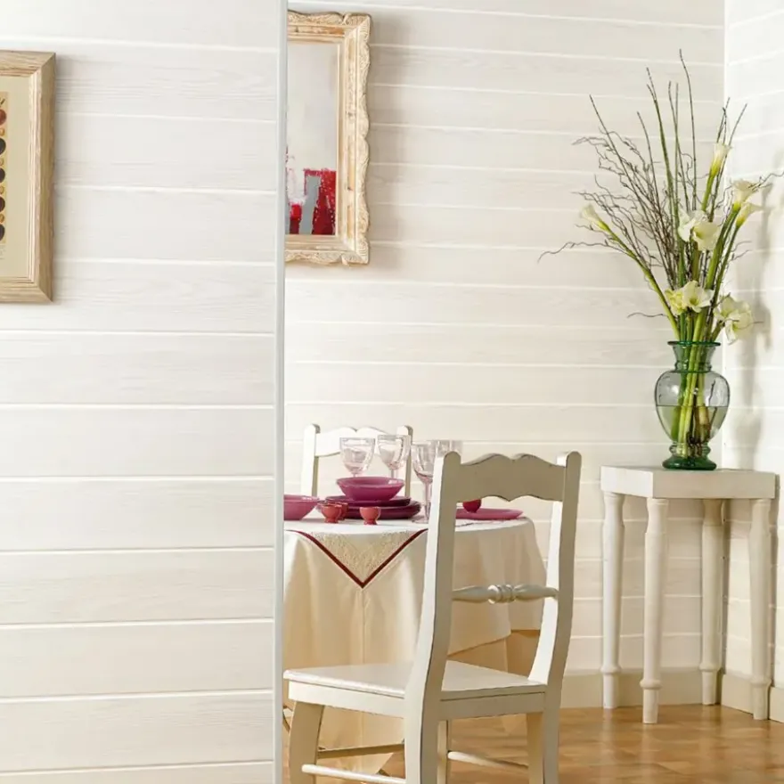 Grosfillex paneel PVC Country bois blanchi 8 mm 3,9 m²