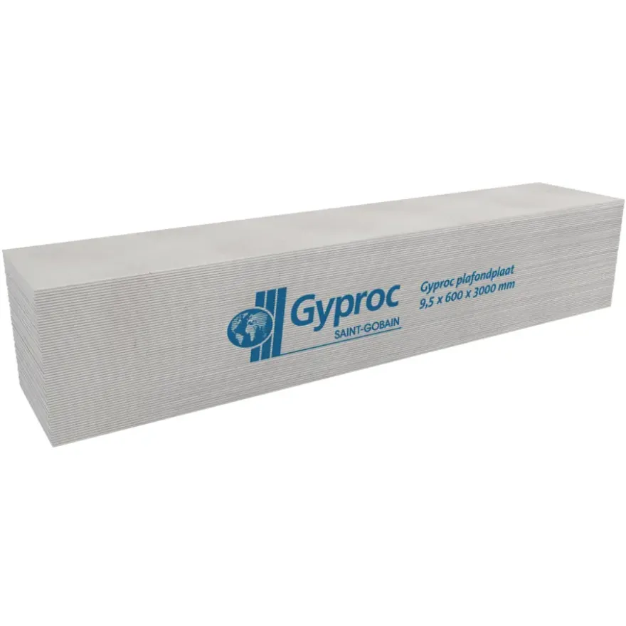 Gyproc gipsplaat 60x300 cm dikte 0,95 cm