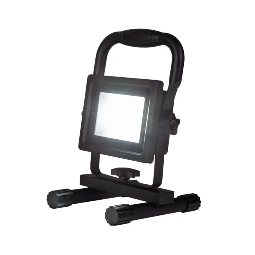 Handson bouwlamp 10W met oplaadbare accu IP44 600 lm