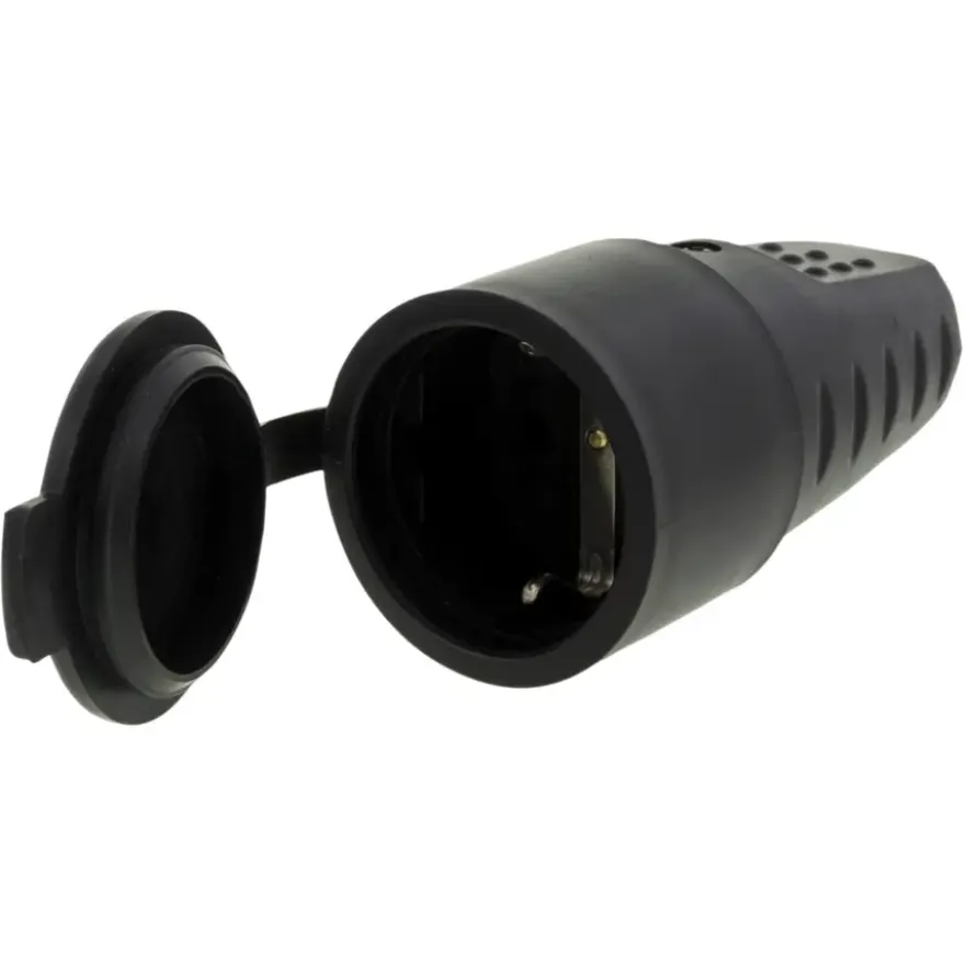 Handson contrastekker rubber zwart