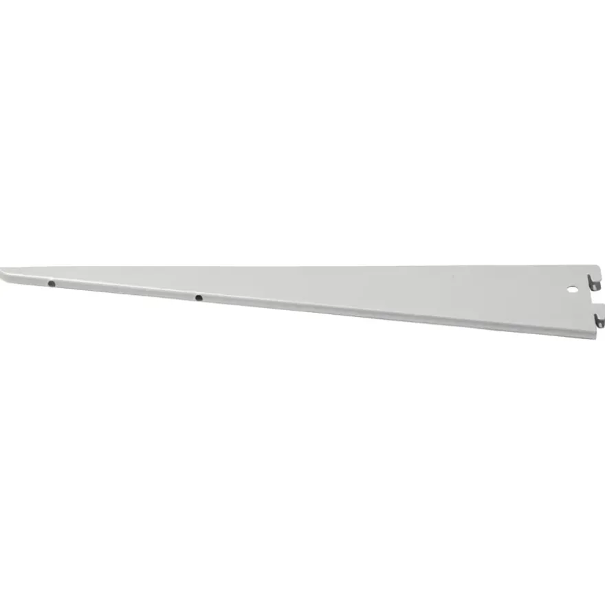 Handson plankdrager dubbel mat zilver 22 cm