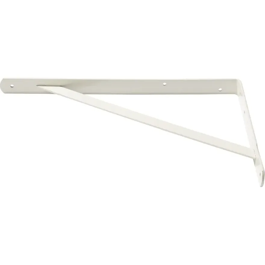 Handson plankdrager industrieel gegalvaniseerd staal wit 33x50 cm