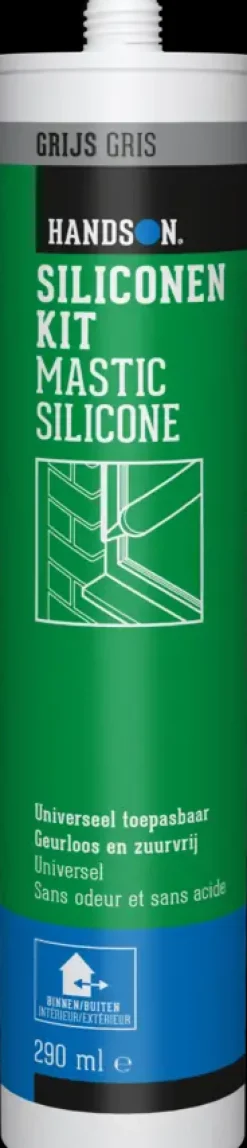 Handson siliconenkit grijs 290 ml