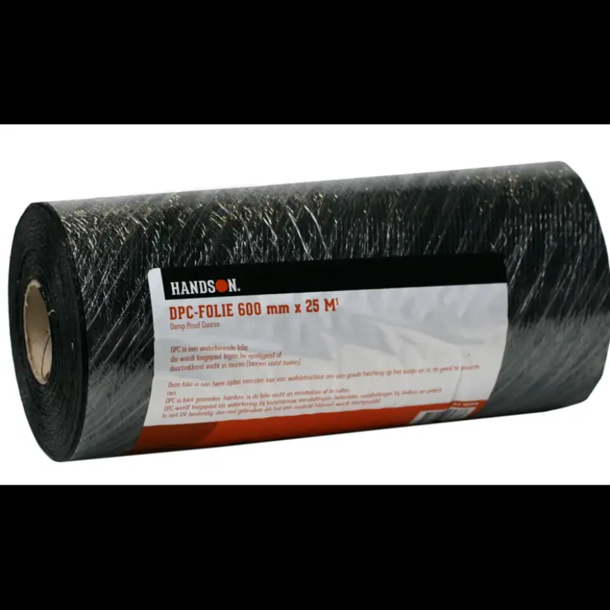 Handson slabbenfolie DPC 60cm 25meter