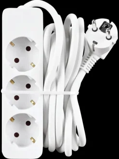 Handson Stekkerdoos 3-voudig Wit 3 Meter