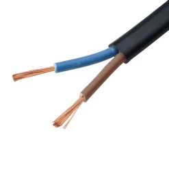 Handson Stroomkabel 2 x 0,75mm² Zwart 10 meter