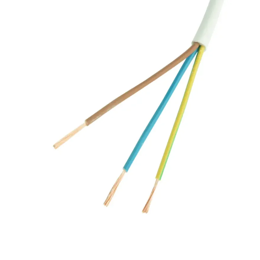 Handson Stroomkabel 3 x 0,75mm² Wit 10 Meter