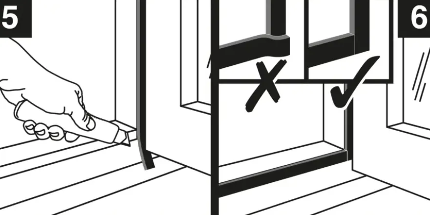 Handson tochtband O-profiel siliconen wit 3 meter 2 stuks