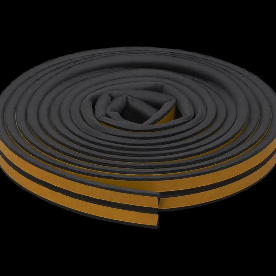 Handson tochtband P-profiel EPDM rubber antraciet 3 meter 2 stuks