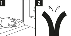 Handson tochtband V-profiel voor schuifdeuren 10 meter