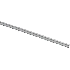 Handson tochtstrip inbouw met flens 210 cm aluminium