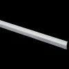 Handson tochtstrip wit kunststof 93 cm met grijze borstel