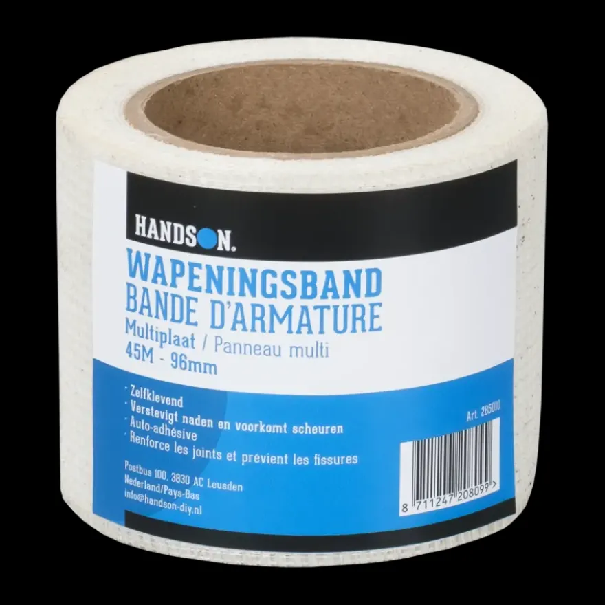 Handson wapeningsband zelfklevend voor multiplaten 96 mm 45 meter