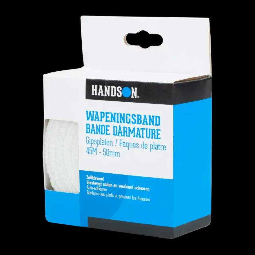 Handson wapeningsband zelfklevend voor gipsplaten 45 m 50 mm wit