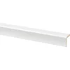 Hoeklat MDF 33x33 mm wit lengte 260 cm